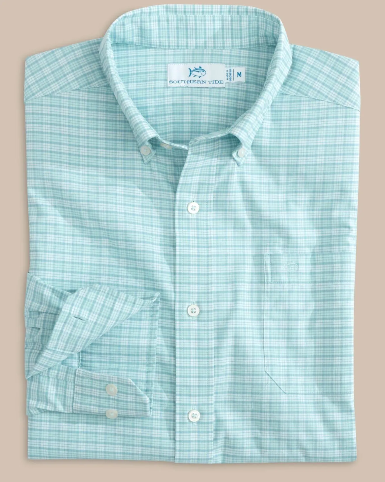 Coastal Passage Trailside Plaid Long Sleeve Sport Shirt<Southern Tide Online