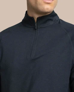 Cruiser Heather Quarter Zip Pullover<Southern Tide Discount
