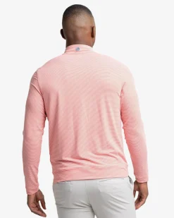 Cruiser Micro-Stripe Heather Quarter Zip<Southern Tide Best Sale