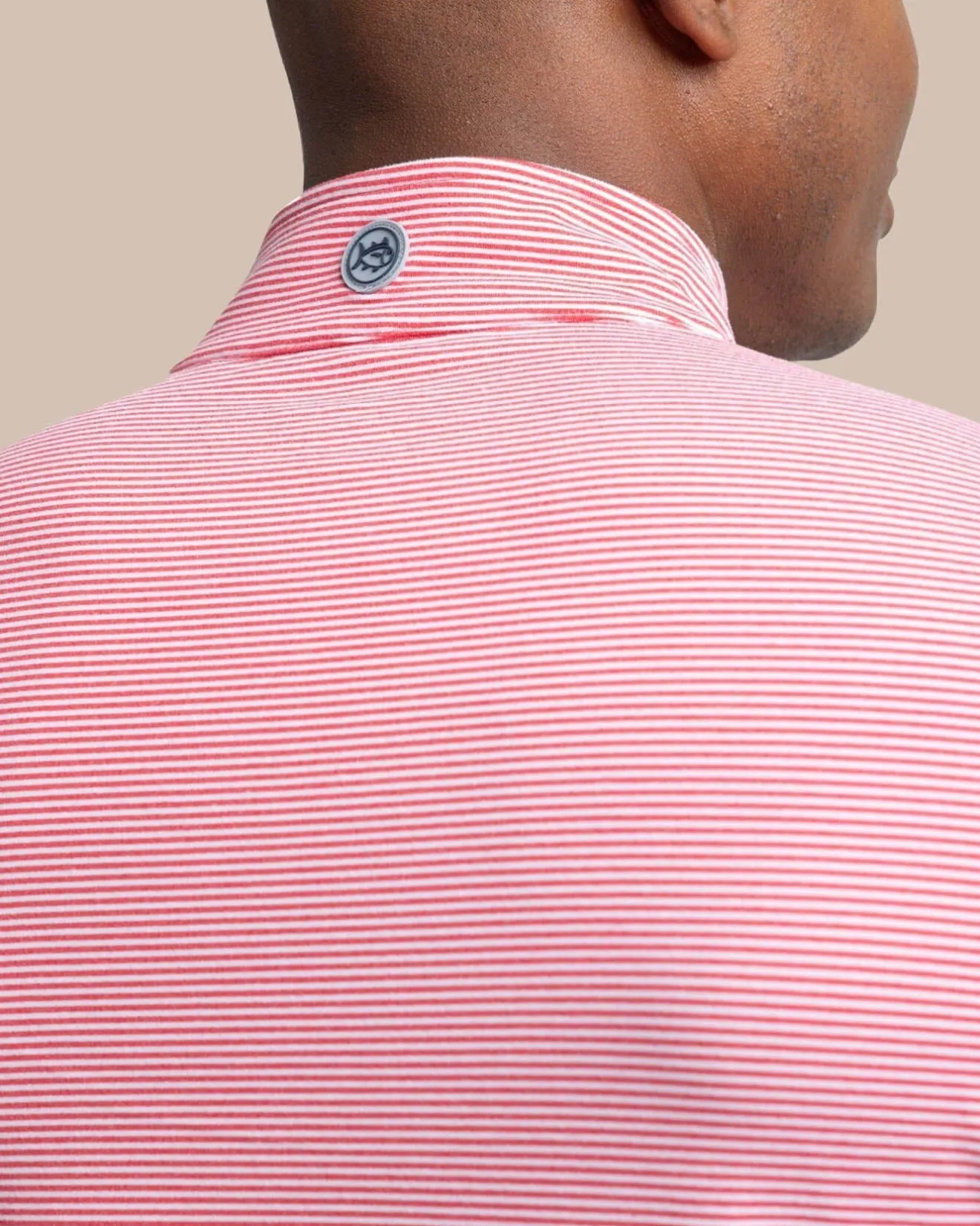 Cruiser Micro-Stripe Heather Quarter Zip<Southern Tide Best Sale