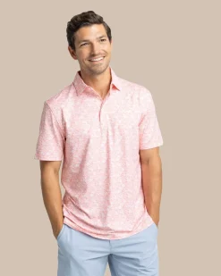 Driver Caps Off Printed Polo<Southern Tide Flash Sale