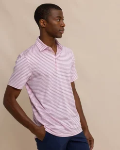 Driver Carova Stripe Polo Shirt<Southern Tide Store