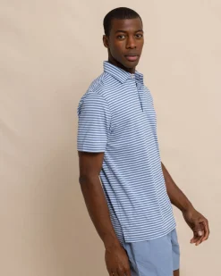 Driver Carova Stripe Polo Shirt<Southern Tide Store