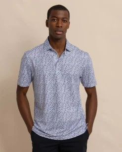 Driver Dazed And Transfused Printed Polo<Southern Tide Cheap