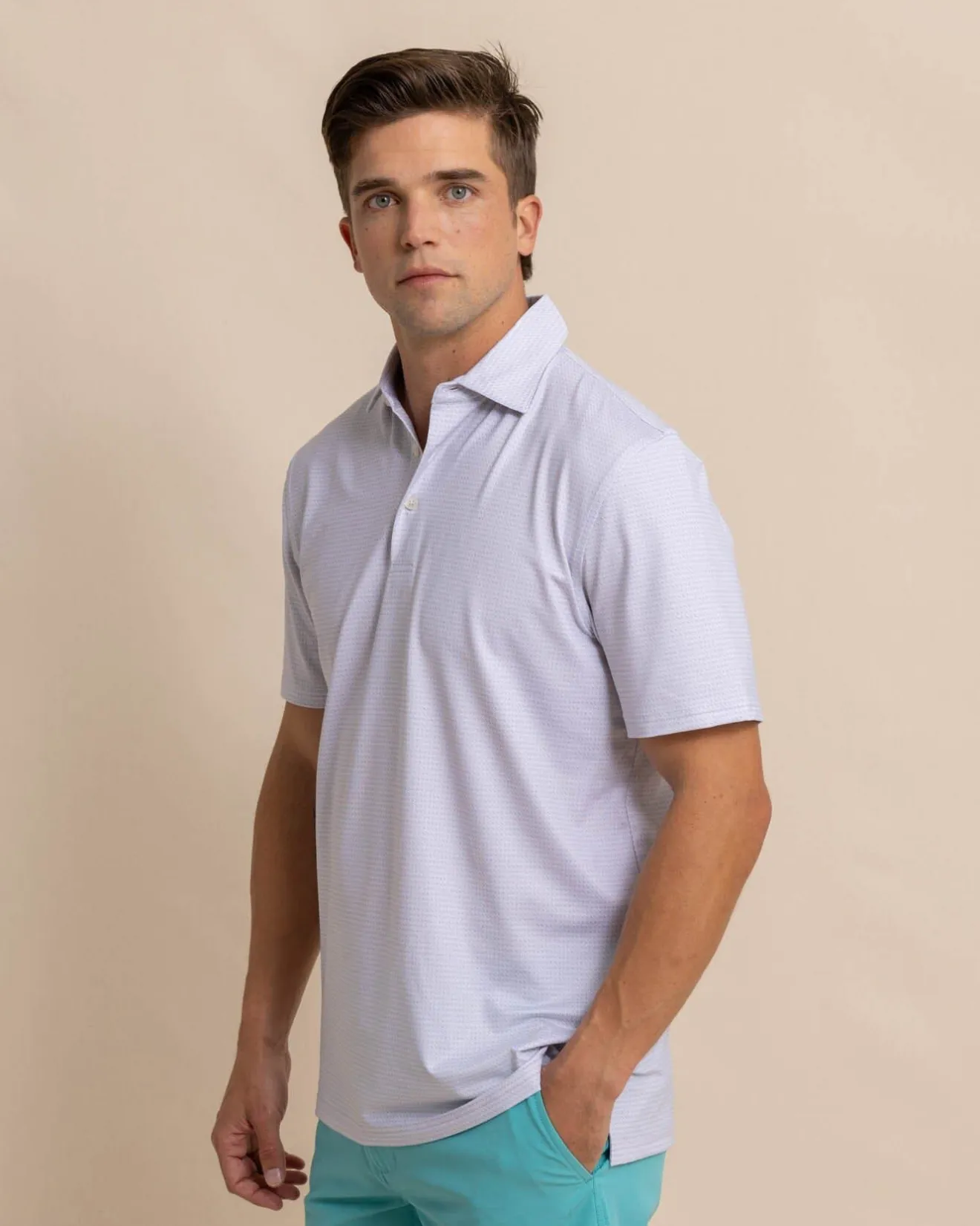 Driver Getting Ziggy With It Printed Polo<Southern Tide Cheap