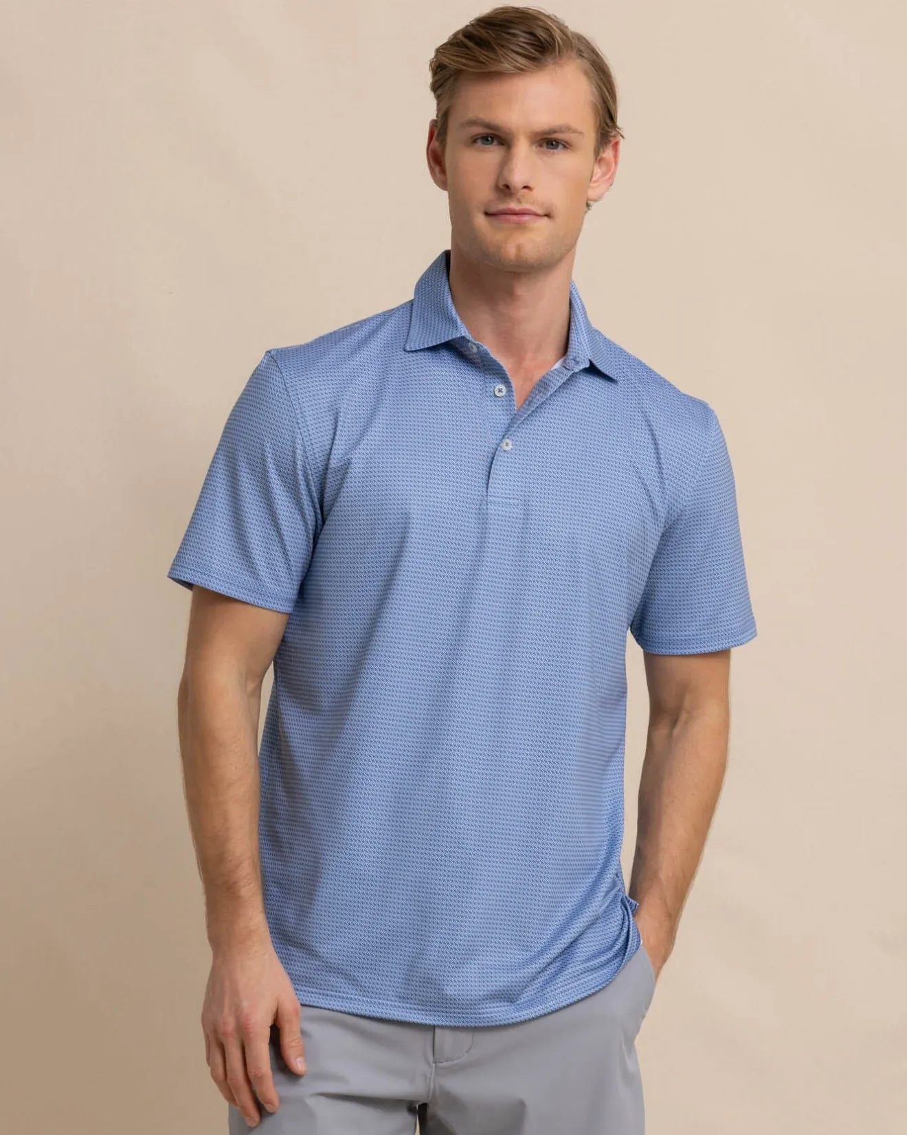 Driver Getting Ziggy With It Printed Polo<Southern Tide Cheap