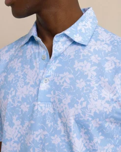 Driver Island Blooms Printed Polo<Southern Tide Fashion