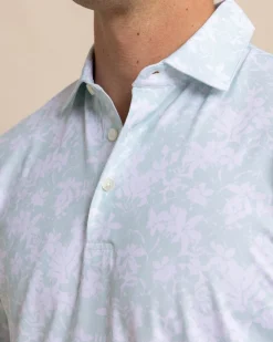 Driver Island Blooms Printed Polo<Southern Tide Fashion