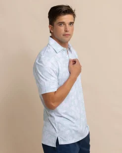 Driver Island Blooms Printed Polo<Southern Tide Fashion