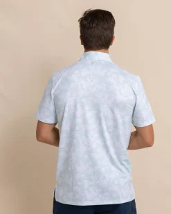 Driver Island Blooms Printed Polo<Southern Tide Fashion
