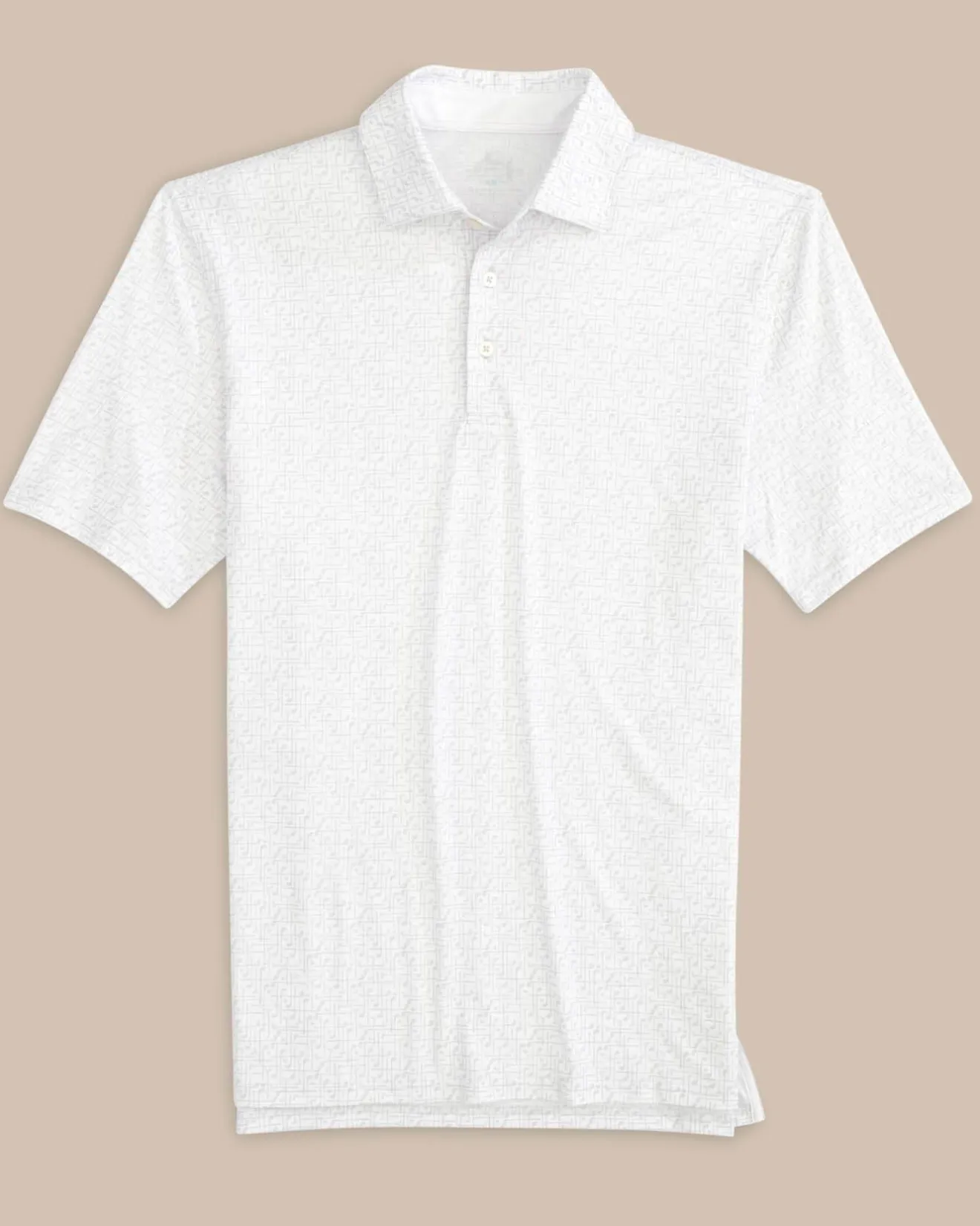 Driver Over Clubbing Print Performance Polo Shirt<Southern Tide Discount