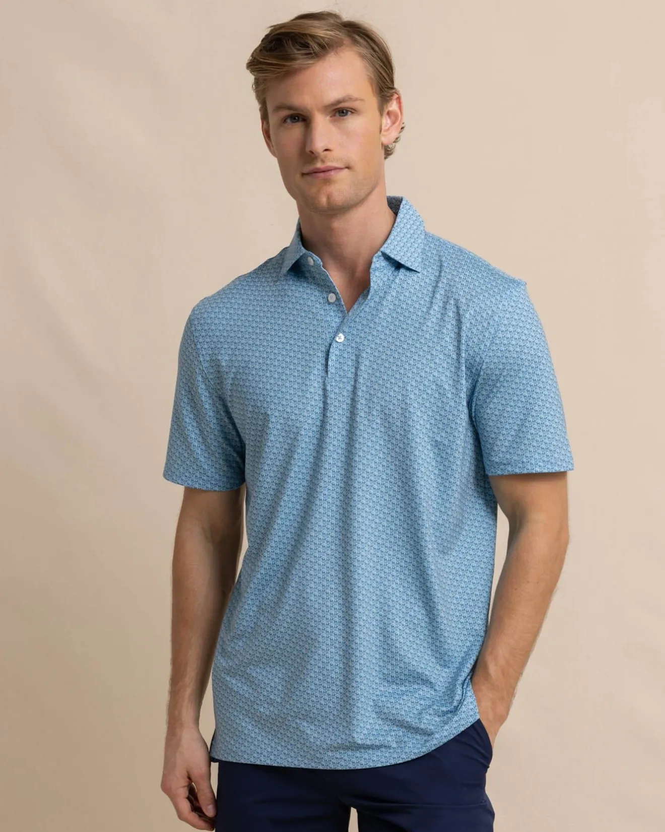 Driver Vacation Views Printed Polo<Southern Tide Outlet