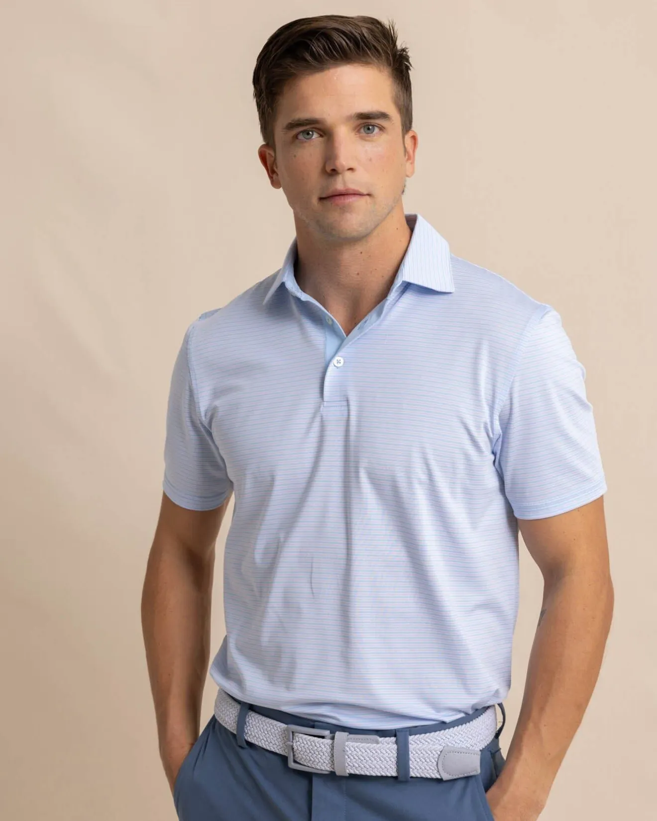 Driver Verdae Stripe Polo<Southern Tide Online