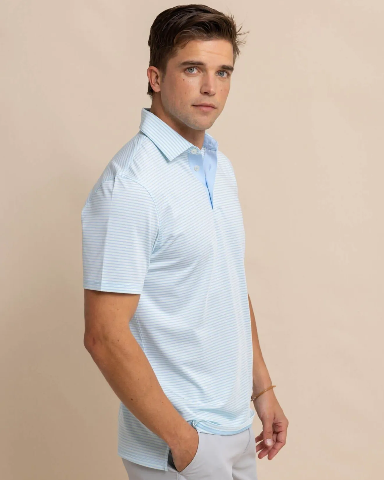 Driver Verdae Stripe Polo<Southern Tide Online