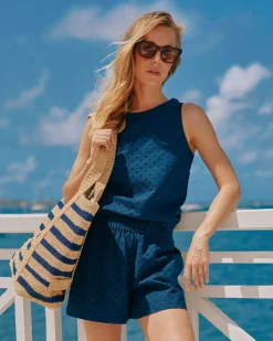 Elyse Eyelet Short<Southern Tide Shop