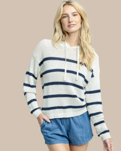 Everlee Striped Hoodie Sweater<Southern Tide Outlet