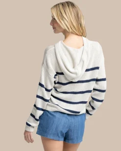 Everlee Striped Hoodie Sweater<Southern Tide Outlet