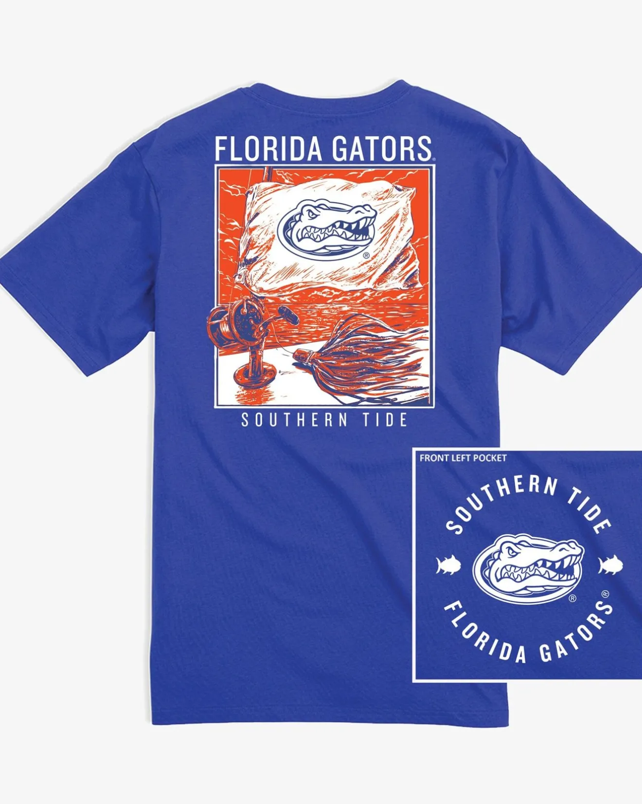 Florida Gators Fishing Flag T-Shirt<Southern Tide Store