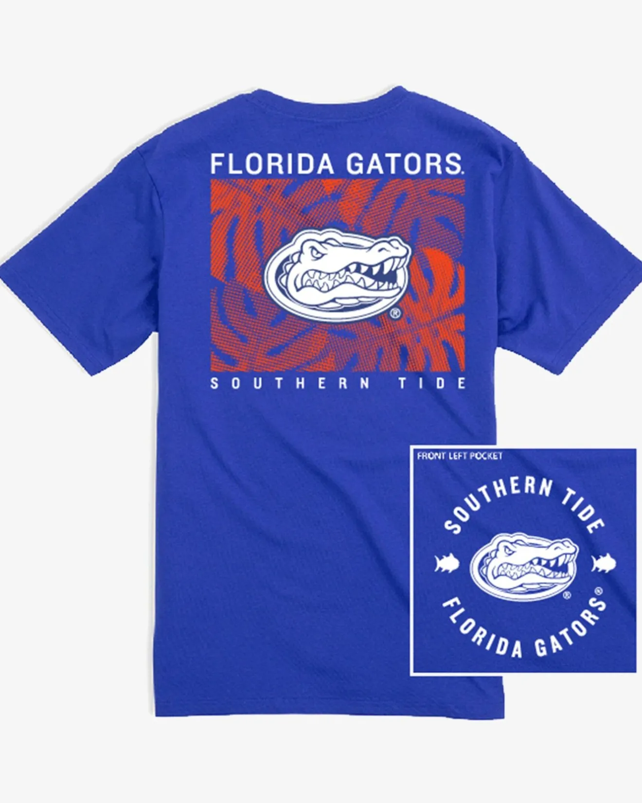 Florida Gators Halftone Monstera T-Shirt<Southern Tide Cheap