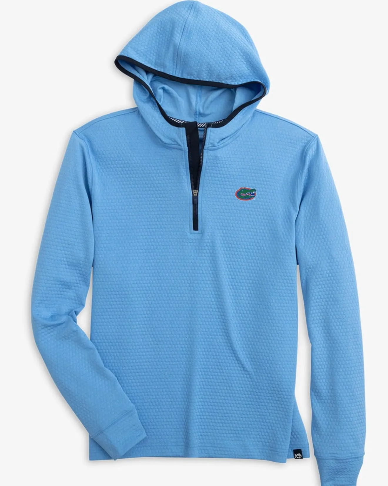 Florida Gators Scuttle Heather Quarter Zip Hoodie<Southern Tide New