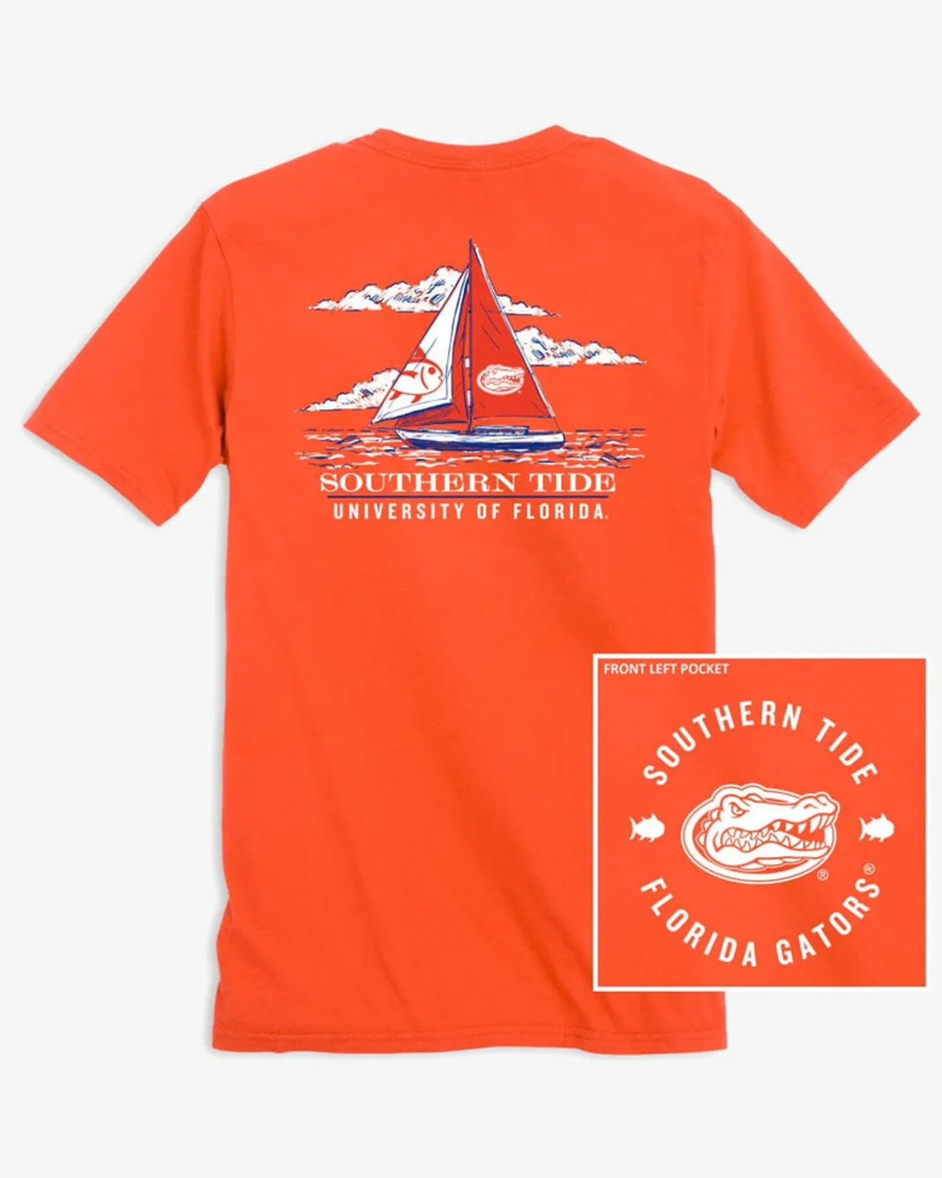 Florida Gators Skipjack Sailing T-Shirt<Southern Tide Fashion