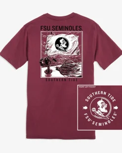 Fsu Seminoles Fishing Flag T-Shirt<Southern Tide Store