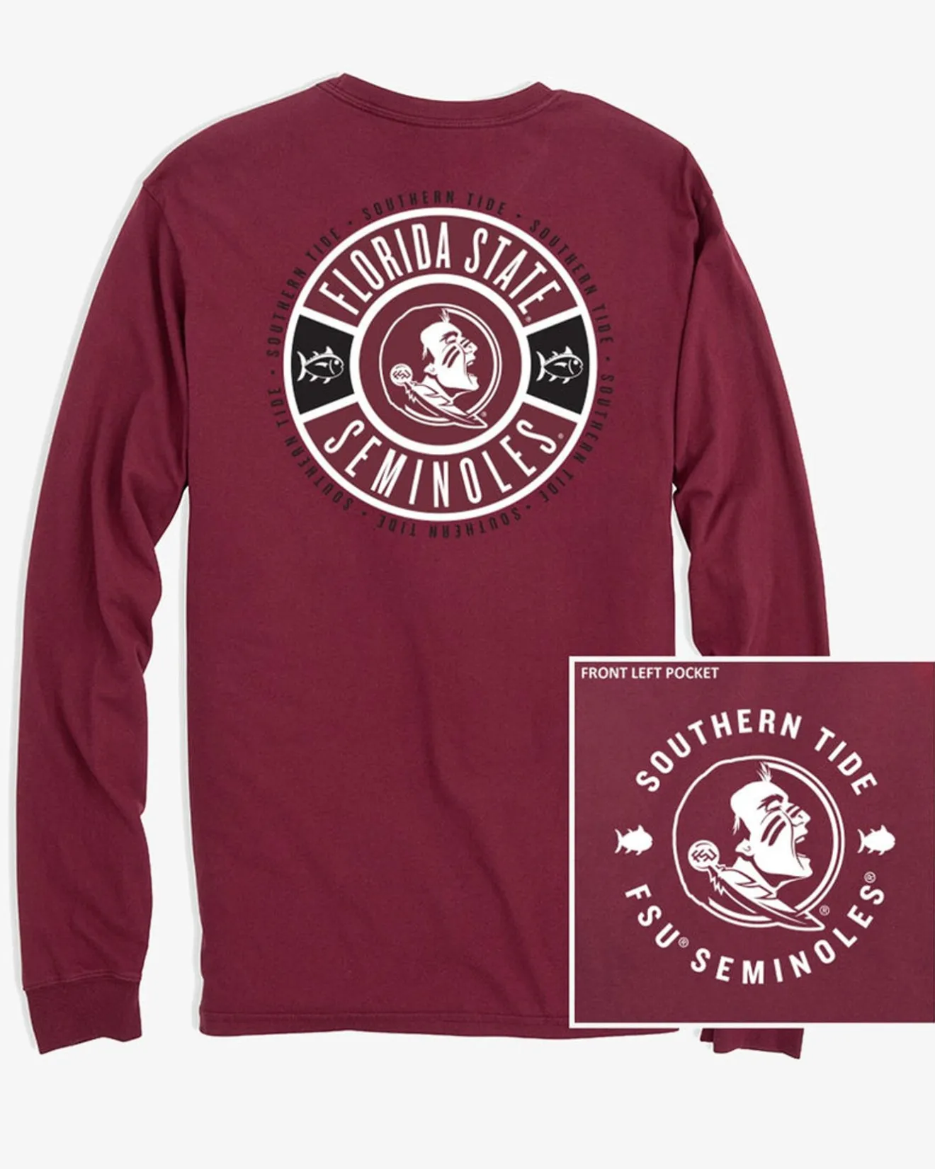 Fsu Seminoles Ring Badge T-Shirt<Southern Tide Clearance