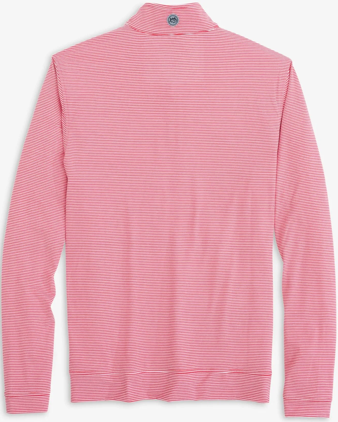 Georgia Bulldogs Cruiser Micro-Stripe Heather Quarter Zip<Southern Tide Best