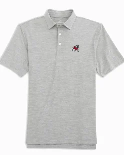 Georgia Bulldogs Driver Spacedye Polo Shirt<Southern Tide Outlet