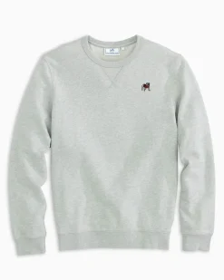 Georgia Bulldogs Upper Deck Pullover Sweatshirt<Southern Tide Clearance