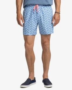 Heather Skipping Jacks Swim Trunk<Southern Tide Cheap