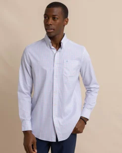 Intercoastal Falls Park Plaid Long Sleeve Sport Shirt<Southern Tide Clearance