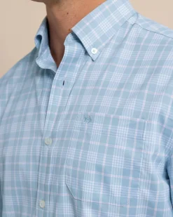 Intercoastal Primrose Plaid Long Sleeve Sport Shirt<Southern Tide Online