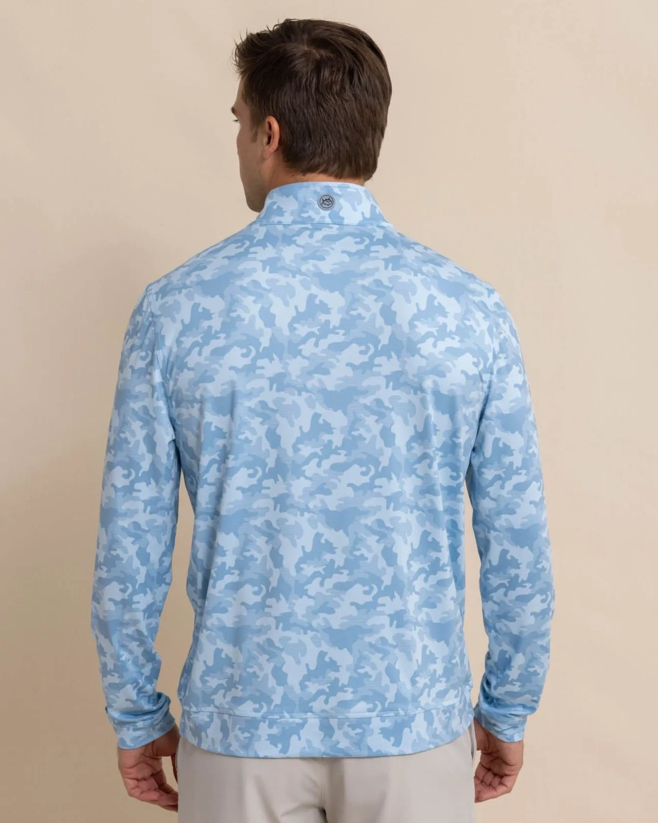 Island Camo Print Cruiser Quarter Zip<Southern Tide Discount