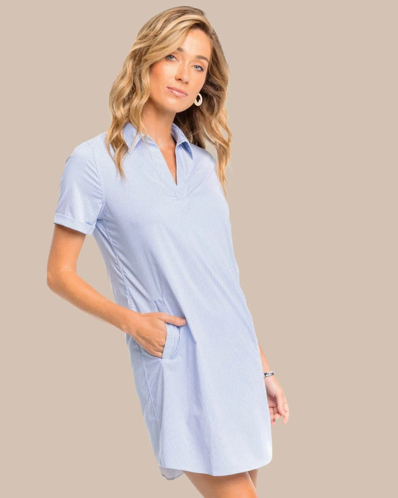 Kamryn Brrr°® Intercoastal Stripe Dress<Southern Tide Outlet
