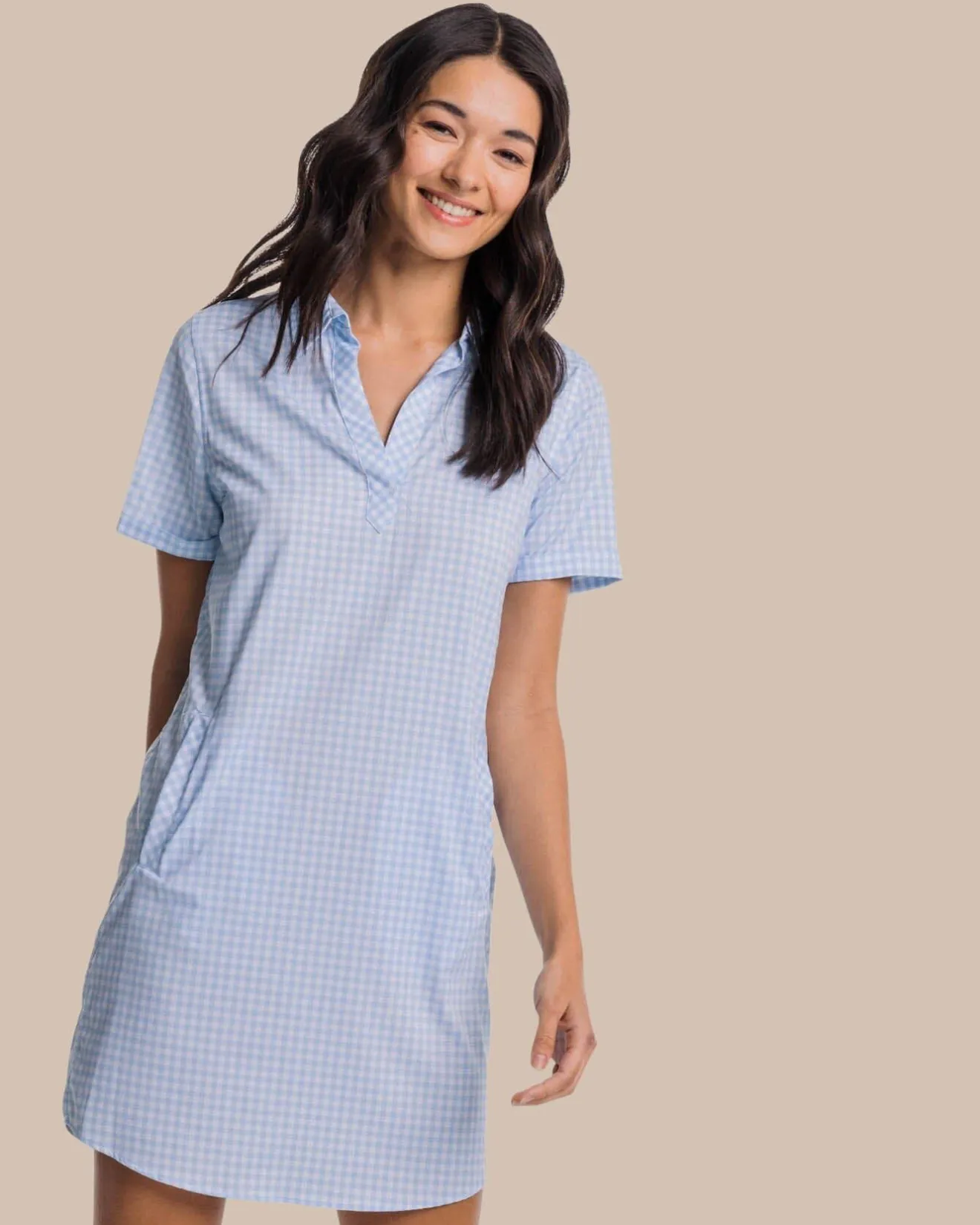 Kamryn Brrr Intercoastal Gingham Dress<Southern Tide Online