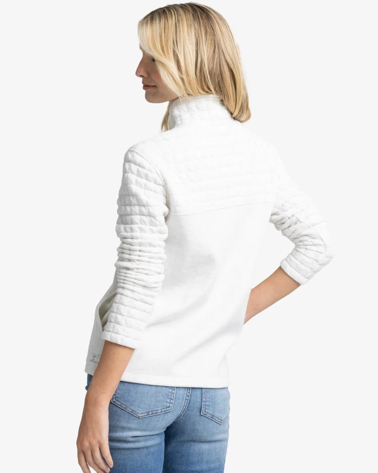 Kelsea Quilted Heather Pullover<Southern Tide Online
