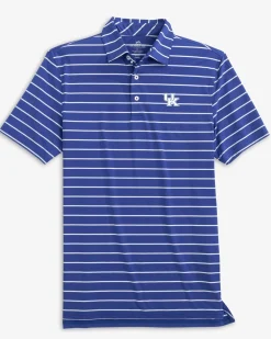 Kentucky Wildcats Brrr°®-Eeze Desmond Stripe Polo<Southern Tide Online
