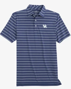 Kentucky Wildcats Brrr°®-Eeze Desmond Stripe Polo<Southern Tide Online