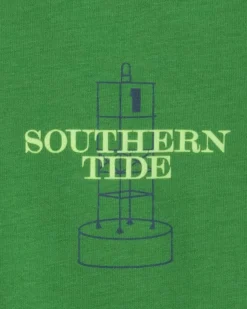 Kids Buoy Badge Heather Short Sleeve T-Shirt<Southern Tide Online