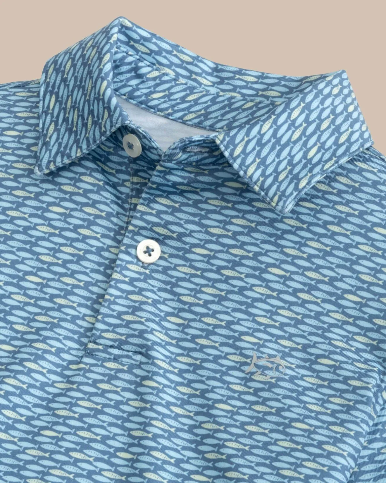 Kids Driver Casual Water Printed Polo<Southern Tide Outlet