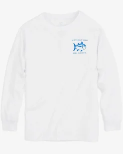 Kids Long Sleeve Original Skipjack T-Shirt<Southern Tide Clearance