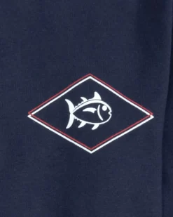 Kids Rod And Reel Flag Short Sleeve T-Shirt<Southern Tide Fashion