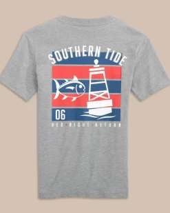 Kids Rrr Sj Heather T-Shirt<Southern Tide Store