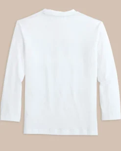 Kids St Triple Stack Ocean Front Graphic Long Sleeve Performance T-Shirt<Southern Tide Flash Sale