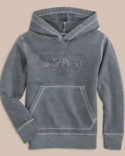 Kids Sun Farer Upper Deck Long Sleeve Hoodie<Southern Tide Sale