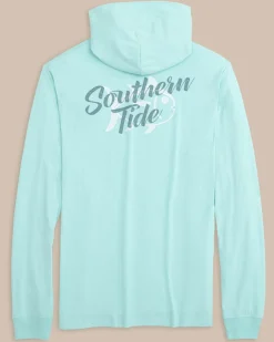 Letterpress Skipjack Long Sleeve Hoodie T-Shirt<Southern Tide Best