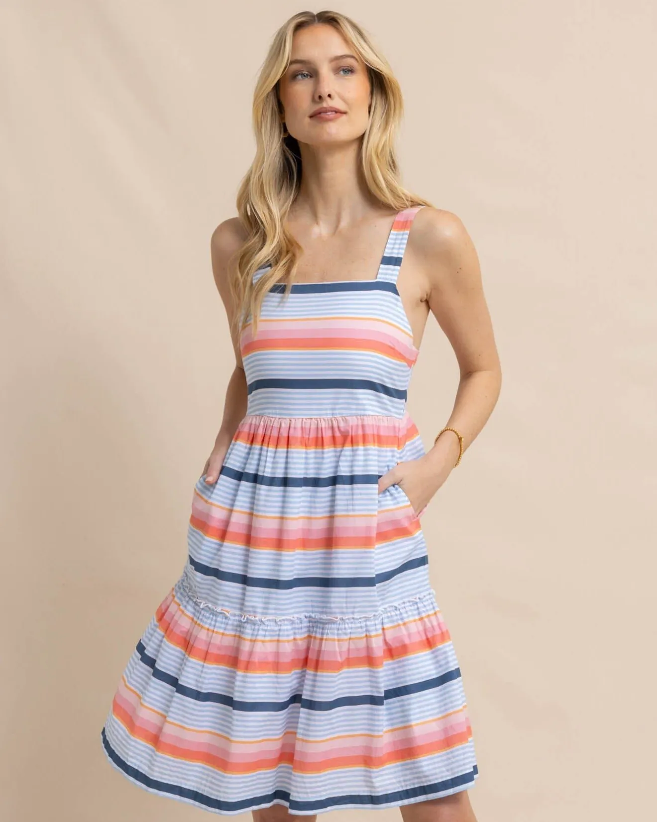 Linsey Set Sail Stripe Dress<Southern Tide Online