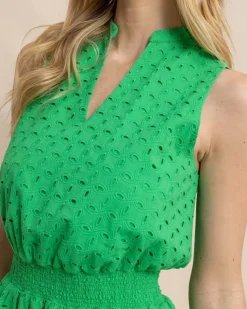 Londyn Eyelet Dress<Southern Tide Online