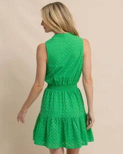 Londyn Eyelet Dress<Southern Tide Online